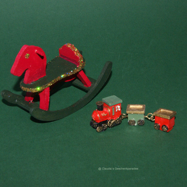 Miniatur Weihnachtsdeko Set A