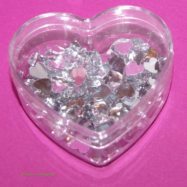Streu Diamant Herz 8 mm (160 St.)