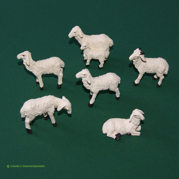 Miniatur Schafe 6-tlg.