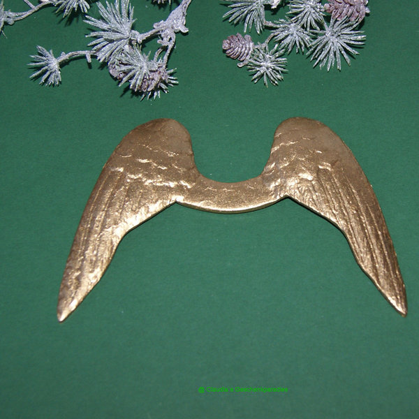 Engelflügel gold 16 cm