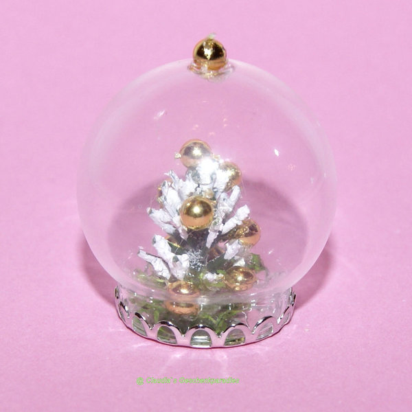 Miniatur Glas Kugel Christbaum