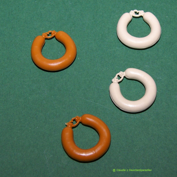 Miniatur Wurst Ringe 4 tlg.
