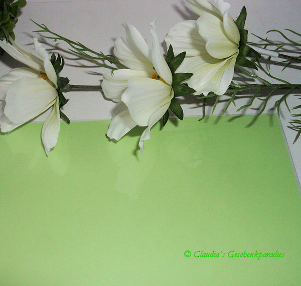 Leinenkarton apfelgrün DIN A4 (5 Stück)