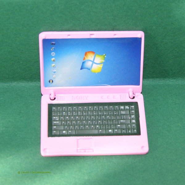 Miniatur Laptop rose