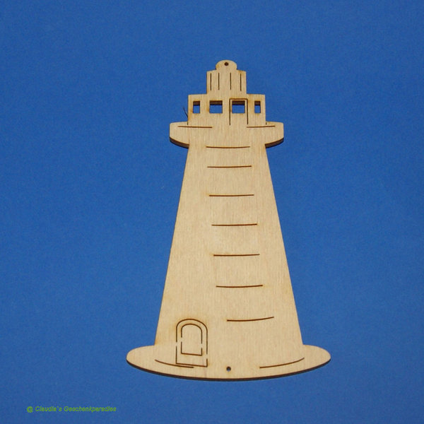 Holz Leuchtturm 14 cm