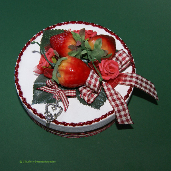 Geschenkbox Erdbeere