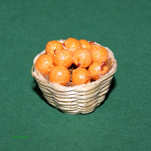 Miniatur Korb Mandarinen