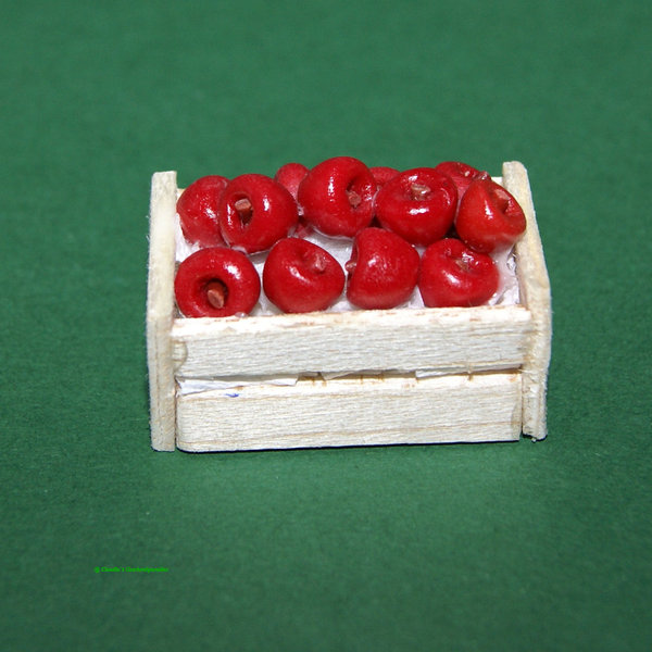 Miniatur Kiste Äpfel