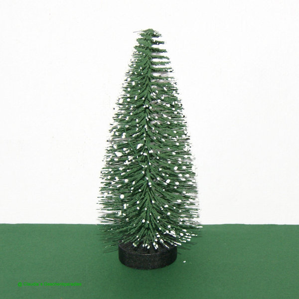 Miniatur Tannenbaum mit Schnee 10 cm