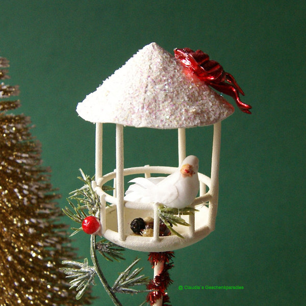 Miniatur Vogelkäfig Weihnachten B