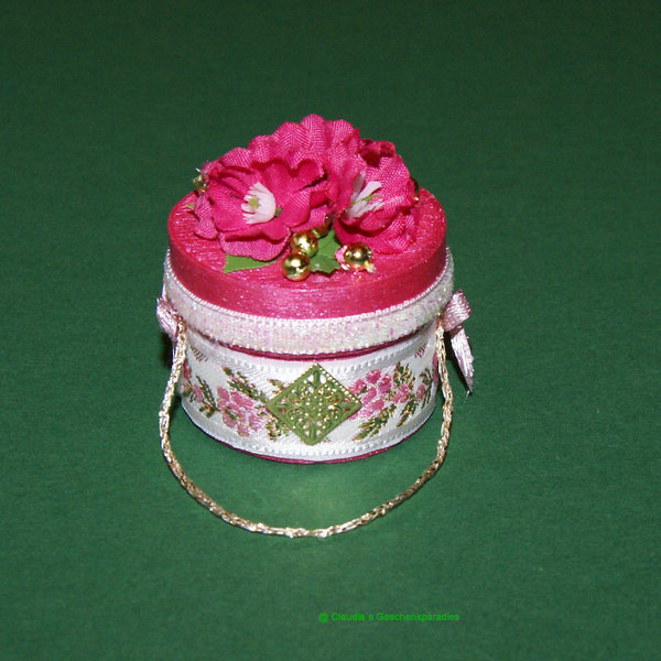 Miniatur Hutschachtel pink