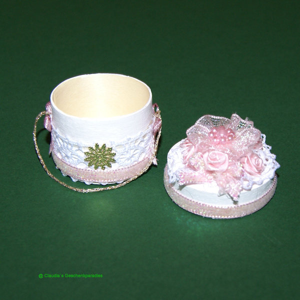 Miniatur Hutschachtel rose