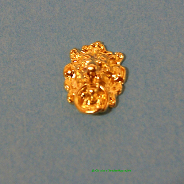 Miniatur Türklopfer Löwenkopf