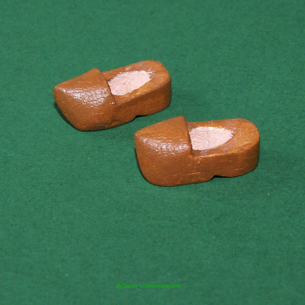 Miniatur Wichtelschuhe braun