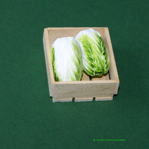 Miniatur Kiste Chinakohl
