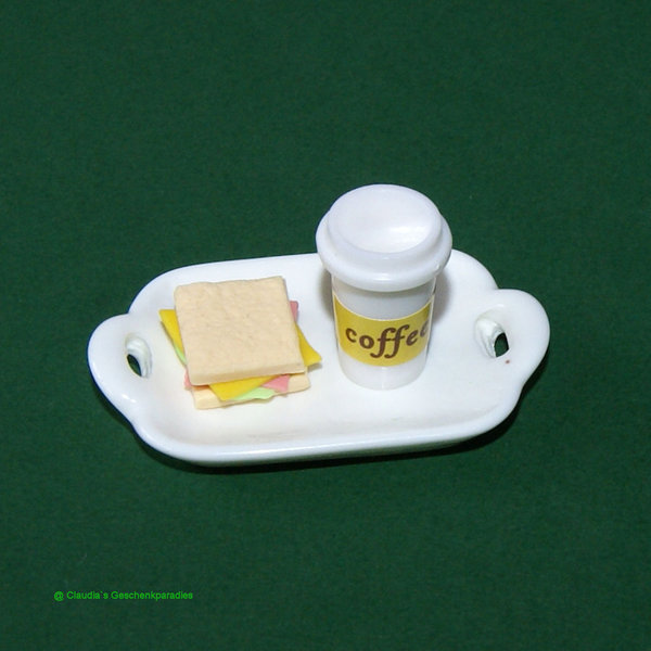 Miniatur Snack mit Getränk 3-teilig