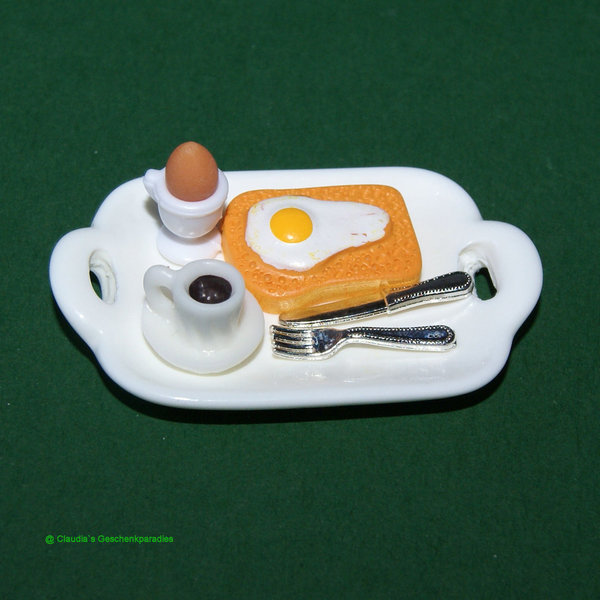 Miniatur Frühstück Set 5-teilig