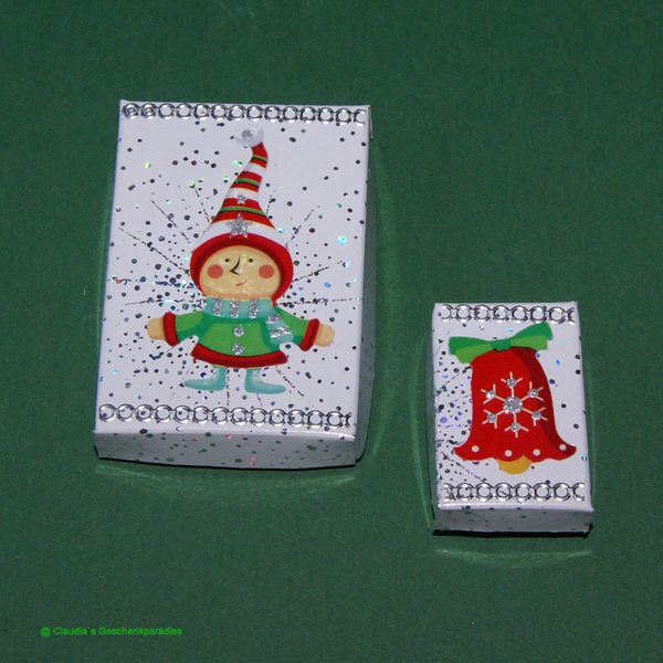 Miniatur Schachtelset Weihnachten A 2-teilig