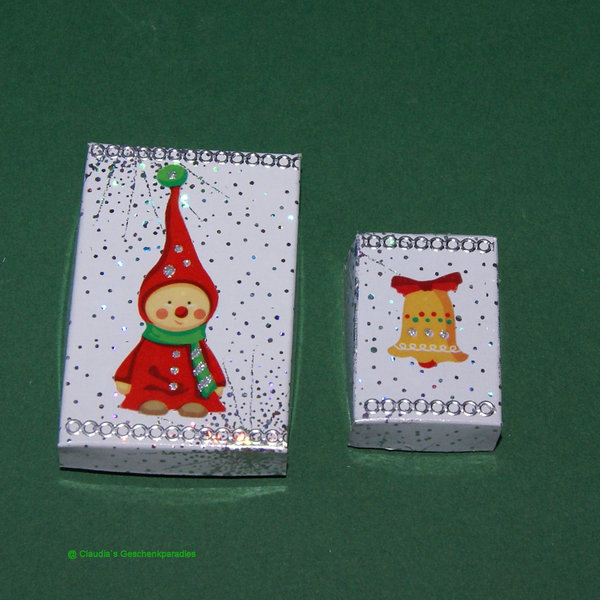 Miniatur Schachtelset Weihnachten B 2-teilig