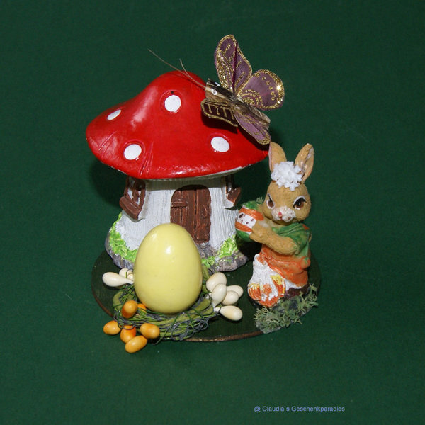 Miniatur Hasen Pilzhaus